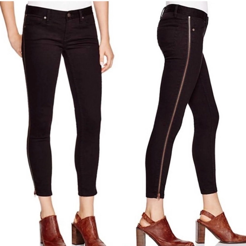 Free People Levon Full Side Zipper Skinny Jean Size 26 - Picture 4 of 15